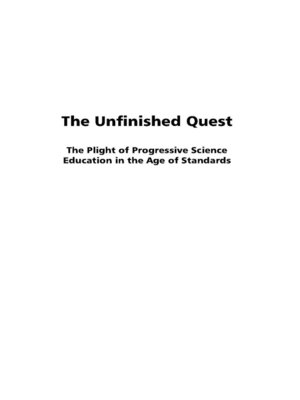 cover image of The Unfinished Quest